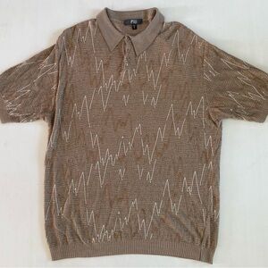 Vintage Fiji Men’s Polo Shirt Size XL Made In‎ Italy Coogi Style
